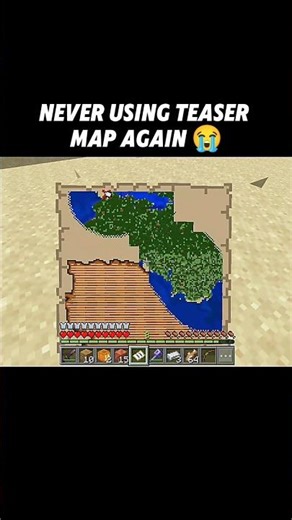 Treasure Map Led Me Straight to LAVA 💀 #minecraft