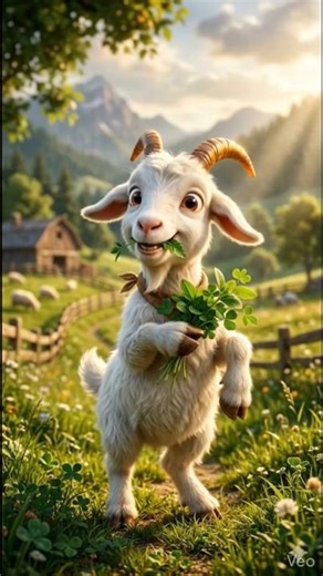 Funny Talking Goat 🐐 | 3D Cartoon Goat Message | AI Animated Short|BIKESH CREATED