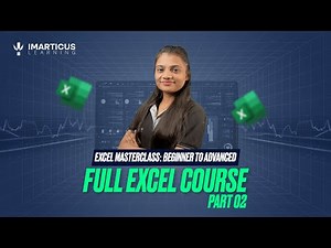 EXCEL Tutorial | Beginner to Advanced - Part 2