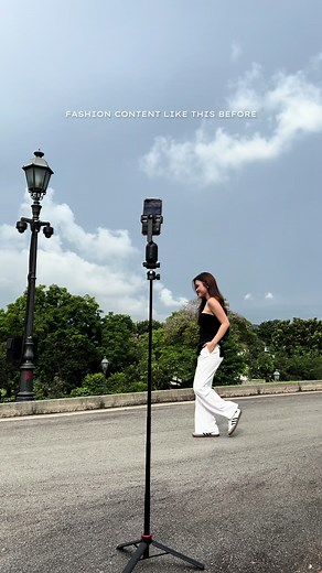 AI Tracking Tripod for Solo Content Creators
