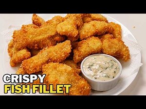 CRISPY FISH FILLET RECIPE | CREAM DORY FISH FILLET w/ TARTAR SAUCE