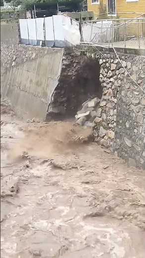 River Revetment Collapsing Process !