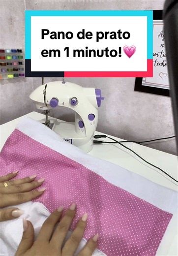 Costura Criativa em 1 Minuto com Mini Máquina