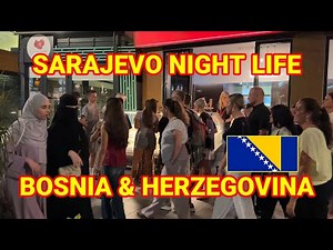 🌜 Unveiling the Magical Night Life of BAŠČARŠIJA: Sarajevo’s Old Town After Dark! 🕌⭐ #travelsarajevo