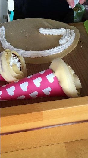 クレープの包み方