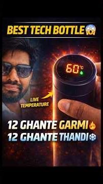 temperature smart cup hot and cold LEd smart water bottle