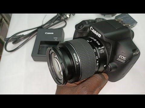 Canon EOS 2000D DSLR Camera EF-S 18-55mm IS II Lens | Canon EOS Rebel T7 – Unboxing & First Look
