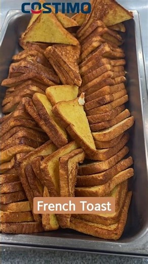 The sweet and fluffy milk's BFF💘 | French Toast #ovenbaked