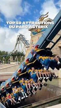 TOP 10 RIDES at PARC ASTÉRIX 🎢