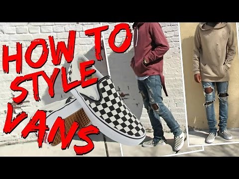 How to style Checkerboard Slip-On Vans