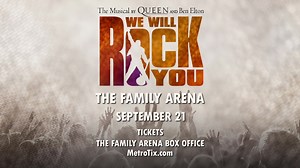 QUEEN fans can’t miss this awe-inspiring, futuristic musical featuring 24 of the band’s explosive hits performed live at the St. Charles Family Arena on Sept. 21, 2019. For tickets and details go to https://familyarena.com/event/we-will-rock-you-the-queen-inspired-musical/ | Family Arena