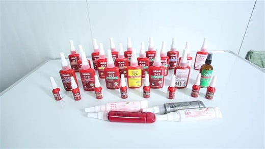 Medium and High Strength Blue Red Lock Tight Metals Threadlocker  Prevents Loosening & Corrosion for Nuts Bolts Fasteners