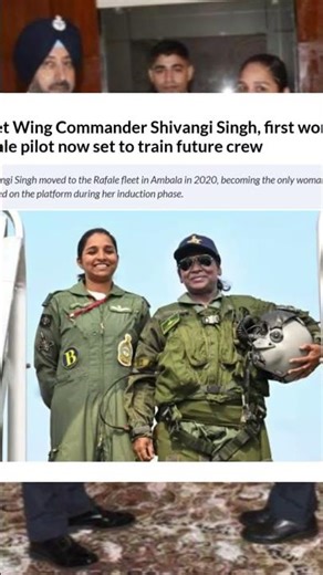 Meet Shivangi Singh: India’s First Woman Rafale Pilot Training Future Crews 🇮🇳✈️