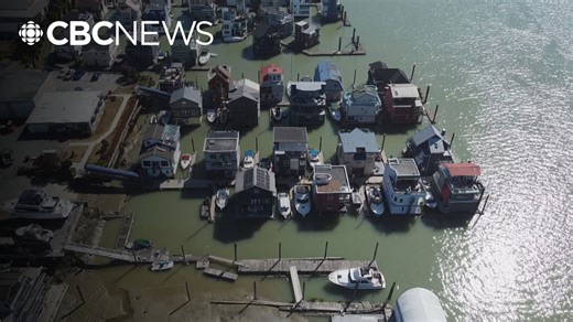 Delta, B.C., floating homes struggle with falling water levels and rising silt