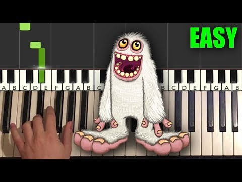 My Singing Monsters - Mammott Theme (EASY Piano Tutorial Lesson)