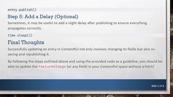 How to Update Entries in Contentful Easily