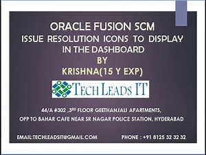 Dashboard icons are not displaying in Oracle Fusion - issue resolution