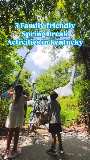 🌸🐴 Looking for the perfect family getaway this Spring Break? Kentucky has you covered! Check out these awesome #TravelKY trip ideas that kids will love! 💙 What are some of your family's favorite kid-friendly activities? Let us know in the comments! 📽️ Julie.e.Tanner📍Dinosaur World, Kentucky (Hart County Tourism) / Lexington Children's Museum (Visit LEX) 📽️shelby_catlett 📍Kentucky Horse Park | Kentucky Tourism