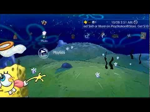 Ps3 Dynamic Theme: Sponge Bob Square Pants