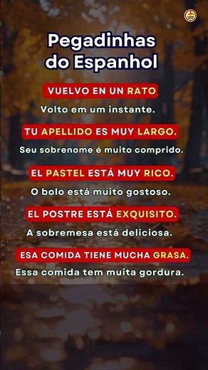 Pegadinhas do Espanhol#espanhol #espanholparainiciantes