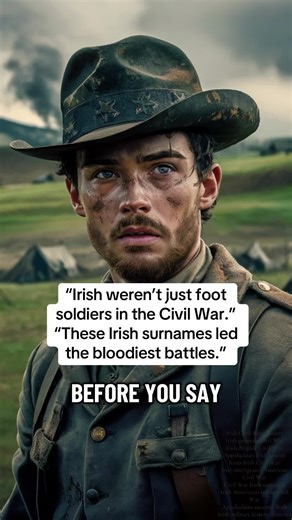 “Irish weren’t just foot soldiers in the Civil War.” “These Irish surnames led the bloodiest battles.” Irish Civil War soldiers Irish generals Civil War Irish Brigade Civil War Appalachian Irish history Scots Irish Civil War Irish immigrants American Civil War Civil War Irish surnames Irish Americans in the Civil War Appalachian ancestry Irish Irish military history America #IrishHistory #AppalachianHistory #CivilWarHistory #IrishAmerican #ScotsIrish