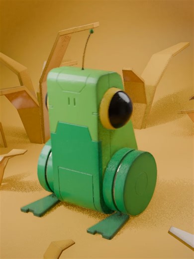 Animate a Bug Flying Along a Path in Blender