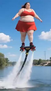 Woman Takes on Water Jetpack Flying and Nails Aerial Somersaults! 💦✨ Check the first comment for the full video! #WaterJetpack #AerialSomersaults #Adventure #Soaked #AmazingChallenge #ExtremeSports | US Democracy