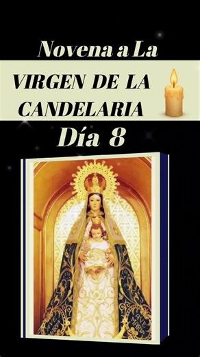 DÍA 8 VIRGEN DE LA CANDELARIA🕯 #shorts