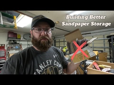 Building Better Sandpaper Storage - with only scraps!