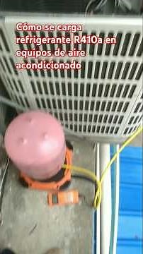 How to charge R410a refrigerant in air conditioning equipment