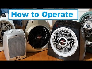 How to Operate ANY Ceramic Space Heater