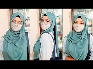 full coverage hijab tutorial ll full coverage easy hijab tutorial ll easy hijab tutorial