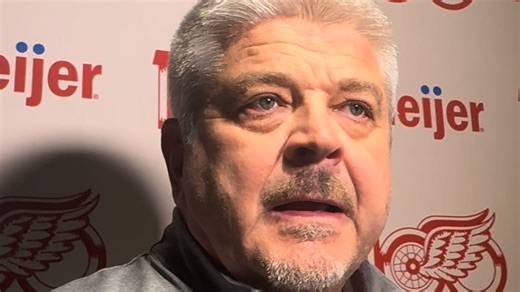 Todd McLellan on injuries to Red Wings' Dylan Larkin, Andrew Copp