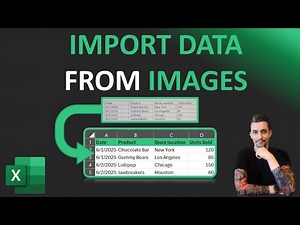 Excel Tips - Get Data from Photo or Image