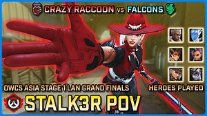 [ Stalk3r ] Crazy Raccoon vs Team Falcons | Grand Finals | OWCS Asia LAN S1