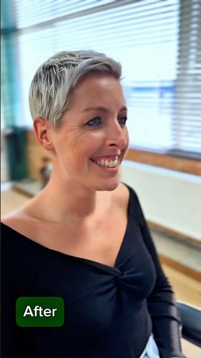 Top Hairstylist Reveals Best Soft Blond Pixie Techniques #shorts #pixie