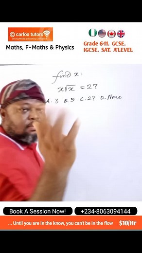 33 reactions · 10 comments | Square root Maths... #maths #fyp #physics #gcse | Roberto Ebeye | Facebook