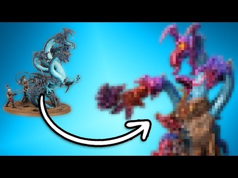 Kitbashing a MONSTROUS Daemon Prince of Tzeentch