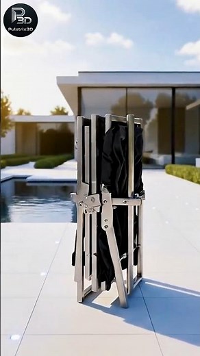 This Modern Folding Sun Lounger Is A Backyard Essential!