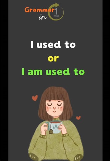 Understanding 'Used to' vs 'Am Used to' in English