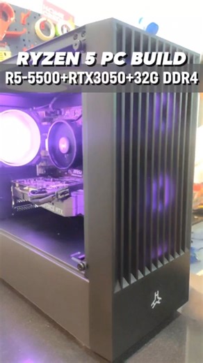 AMD Ryzen 5 5500 with RTX 3050 Desktop Build at EasyPC Monumento #reels #gaming #easypc #amd #pcgaming #budget #pcbuild #Pc | EASY PC