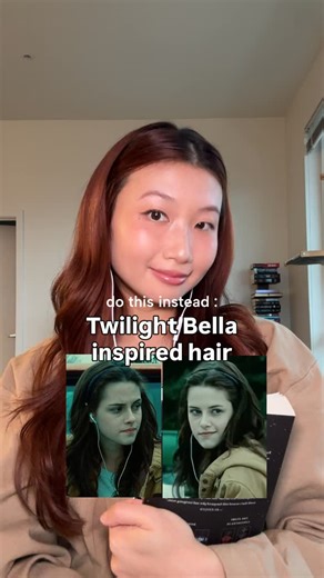 PL 🎀 on Instagram: "Day 4 of hair inspo! Pls give me your cdrama or kdrama twilight casting picks so I can add them to my pt 2 😗 #twilight #hairtutorial twilight Bella hair tutorial, easy hairstyles, hair inspo, Asian hair, layered hair, headband hairstyles"