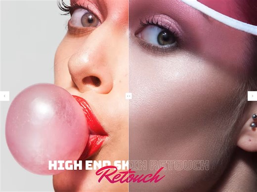 Retouch Before & After Slider