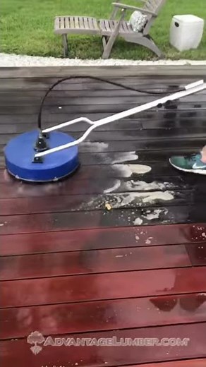 Cleaning an old Ipe Deck with Deckwise #DeckCleaner
