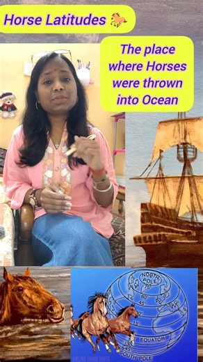 Horse Latitudes 🐎| Why Sailors Threw Horses in the Sea? #shorts #educationalshorts #geography #gk