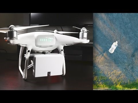 DJI Phantom 4 Pro Payload Release System (Lift and Drop Test)