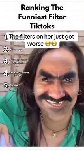 Ranking The Funniest Filters On TikTok 🤣 #tiktok #filter #ranking #funny #shortvideo #shorts #viral