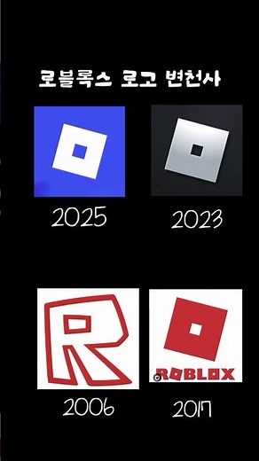 로블록스 로고 변천사 #roblox