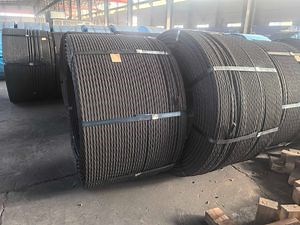 [Hot Item] 1*7/1*19 PC Strand Prestressed Concrete Steel Wire Strand