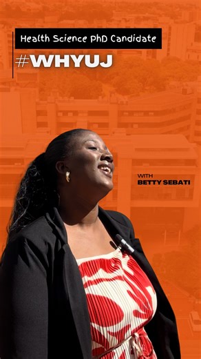 5.9K views · 106 reactions | #WhyUJ: Meet Betty Sebati, a final-year PhD student in Public Health, as she shares her inspiring journey and reflects on UJ’s strong research culture and career development opportunities. #UJ20 #UJAllTheWay | University of Johannesburg | Facebook